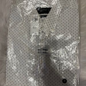 Abercrombie & Fitch blue & white button ups size Medium